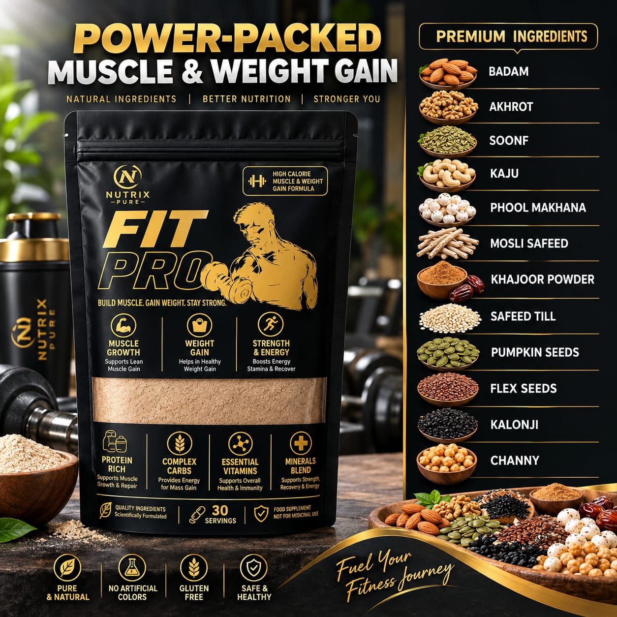 Fit Pro - Healthy Weight Gain Formula | Pure Herb's